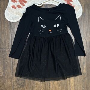 Carter's Black Cat Face Dress
